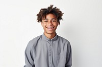 Teenage boy smiling portrait shirt smile. AI generated Image by rawpixel.