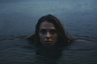 Lake portrait swimming adult. AI generated Image by rawpixel.
