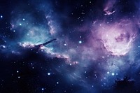 Milky way galaxy backgrounds astronomy universe. AI generated Image by rawpixel.