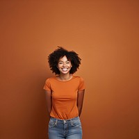African american woman portrait laughing smiling. AI generated Image by rawpixel.