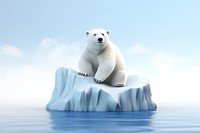 Bear wildlife outdoors iceberg. 