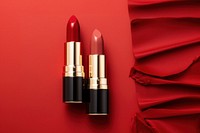 Red lipstick cosmetics elegance glamour. 