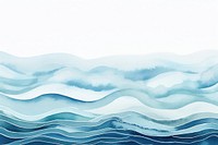 Blue waves backgrounds nature water. 