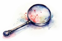 Magnifying glass magnifying sketch circle. AI generated Image by rawpixel.