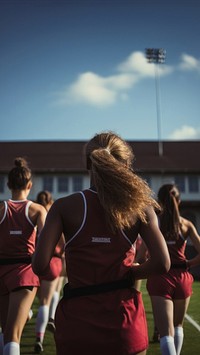 Sports adult cheerleading competition. 