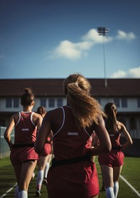 Sports adult determination cheerleading. 