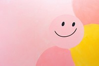 Happy face backgrounds abstract cartoon. AI generated Image by rawpixel.