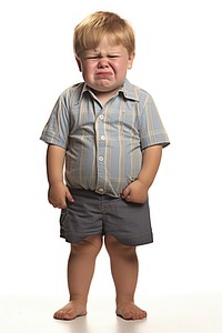 Chubby kid crying portrait child photo. AI generated Image by rawpixel.