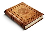 Muslim family quran publication book white background. 