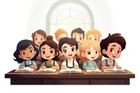 Student class togetherness architecture. AI generated Image by rawpixel.