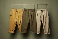 Pants clothing khaki clothesline.