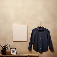 Poster mockup clothing sleeve hanger. AI generated Image by rawpixel.