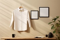 Poster mockup clothing sleeve blouse. AI generated Image by rawpixel.