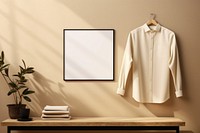 Poster mockup furniture clothing sleeve. AI generated Image by rawpixel.