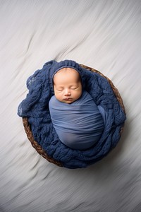 Newborn baby newborn blanket photo. AI generated Image by rawpixel.