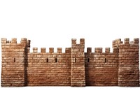 Brick wall castle architecture building. AI generated Image by rawpixel.