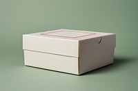 Carton cake box white container rectangle. 