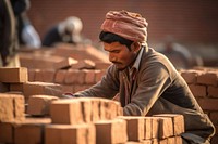 Brick adult homelessness construction. 