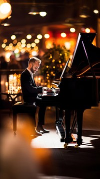 Man playing Piano musician pianist piano. 