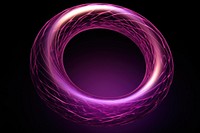 Abstract wireframe torus purple pattern spiral. 