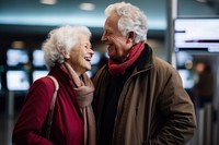 Senior couple adult togetherness affectionate. AI generated Image by rawpixel.