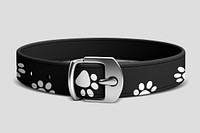 Black pet collar