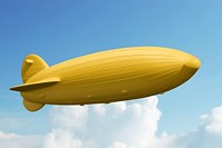 Yellow zeppelin, airship with design space