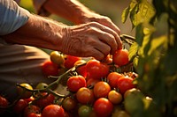 Sun-kissed gardening outdoors organic. AI generated Image by rawpixel.