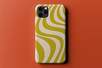 Green swirl smartphone case