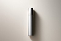 Cosmetics cylinder silver bottle. AI generated Image by rawpixel.