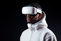 VR glasses portrait person white. AI generated Image by rawpixel.