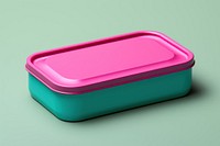 Container food tin rectangle. 