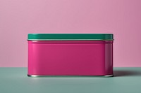 Container magenta tin rectangle. 