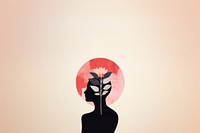 Silhouette adult art creativity. AI generated Image by rawpixel.