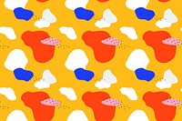 Cute abstract pattern background, colorful shapes graphic