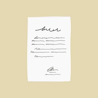 Business contract, aesthetic illustration, design resource