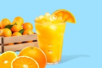 Orange juice, food remix, design resource