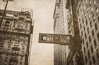 Wall street, New York image