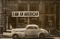 Old American car image