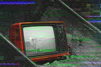 Retro television, glitch design