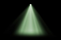Green rays lens flare effect on a black background PSD