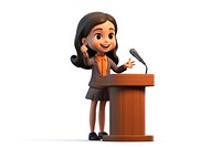 Microphone smiling cartoon speech. AI generated Image by rawpixel.