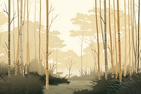 Bamboo forest backgrounds outdoors nature. AI generated Image by rawpixel.