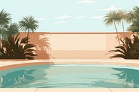 Swimming pool architecture outdoors summer. AI generated Image by rawpixel.