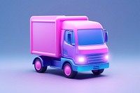 Cargo-truck vehicle purple wheel. AI generated Image by rawpixel.