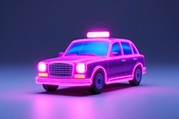 Taxi purple vehicle pink. AI generated Image by rawpixel.