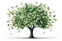 Money green tree investment. AI generated Image by rawpixel.