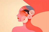 Adult women creativity headshot. AI generated Image by rawpixel.