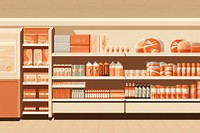 Supermarket shelf arrangement variation. AI generated Image by rawpixel.