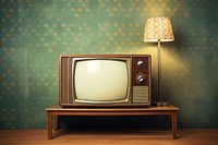Vintage television electricity electronics technology. AI generated Image by rawpixel.